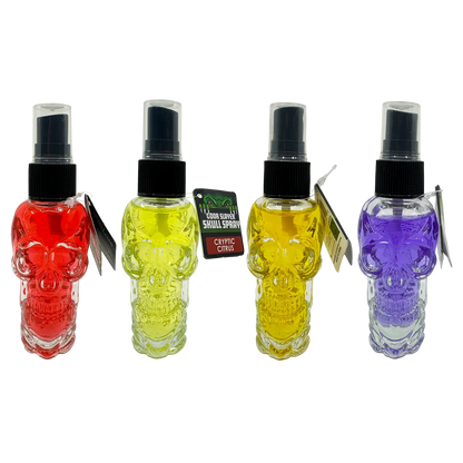 Air Freshener Odor Slayer Skull Smoke Eater Spray - 12 Pieces Per Retail Ready Display 24350 SMOKEZILLA