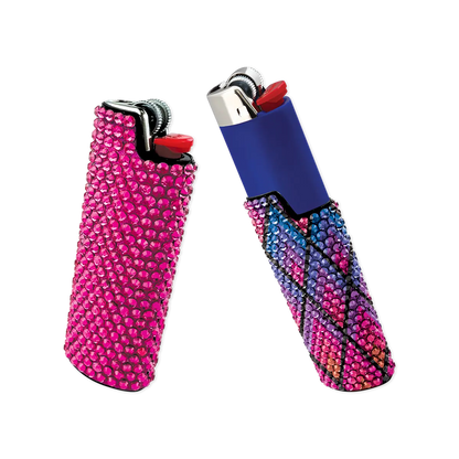 Rhinestone Lighter Case - 12 Pieces Per Retail Ready Display 24382 SMOKEZILLA