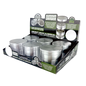 Metal 4 Piece Grinder 63MM - 6 Pieces Per Retail Ready Display 24865GPSILVER