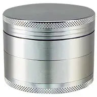 Metal 4 Piece Grinder 63MM - 6 Pieces Per Retail Ready Display 24865GPSILVER