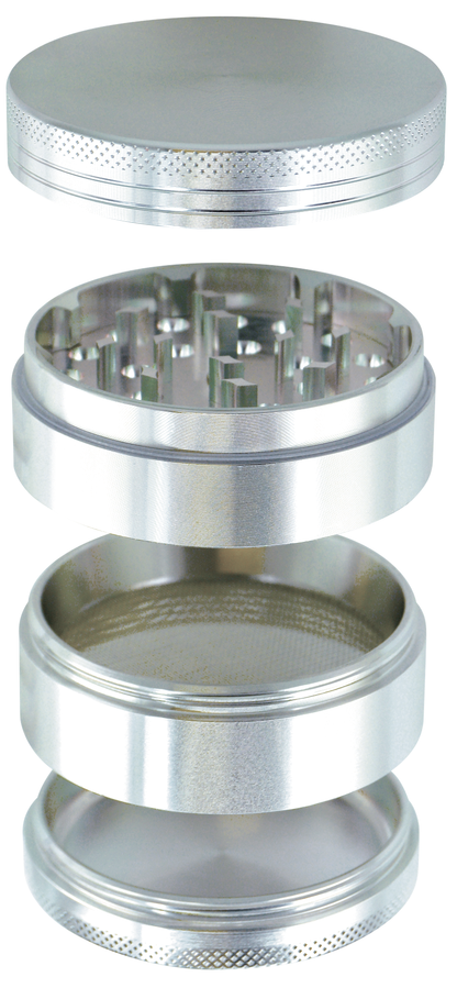 Metal 4 Piece Grinder 63MM - 6 Pieces Per Retail Ready Display 24865