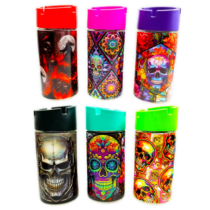 Full Print Glass Butt Bucket Ashtray - 6 Per Retail Ready Display 24948 SMOKEZILLA