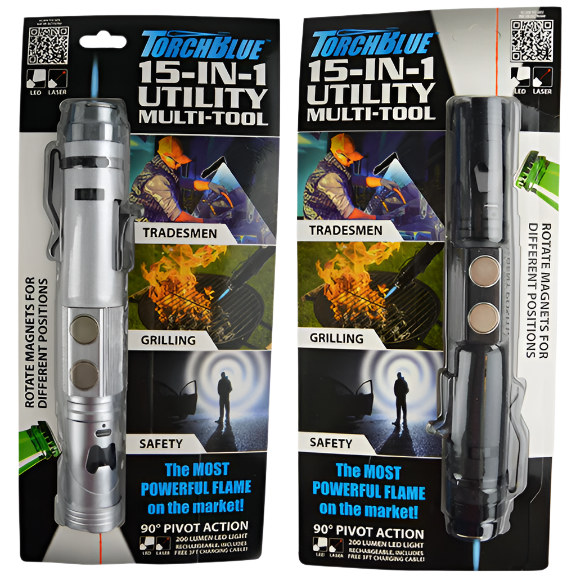 Torch Blue 15-in-1 Utility Multi-Tool