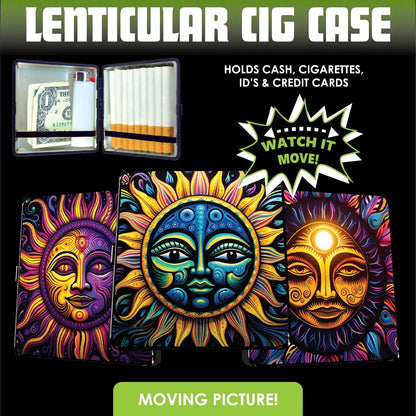 Metal Cigarette Case with Lenticular Front - 8 Pieces Per Retail Ready Display 25024 SMOKEZILLA