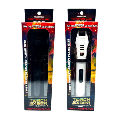 Torch Saber Torch Lighter with Red Flame - 6 Pieces Per Retail Ready Display 25028 SMOKEZILLA