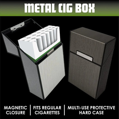 Metal Cigarette Box - 8 Pieces Per Retail Ready Display 25061 SMOKEZILLA