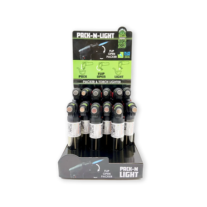 Pack and Light Torch Lighter - 12 Pieces Per Retail Ready Display 25120 SMOKEZILLA