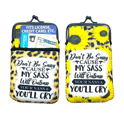 Neoprene Cigarette Pouch with Pocket