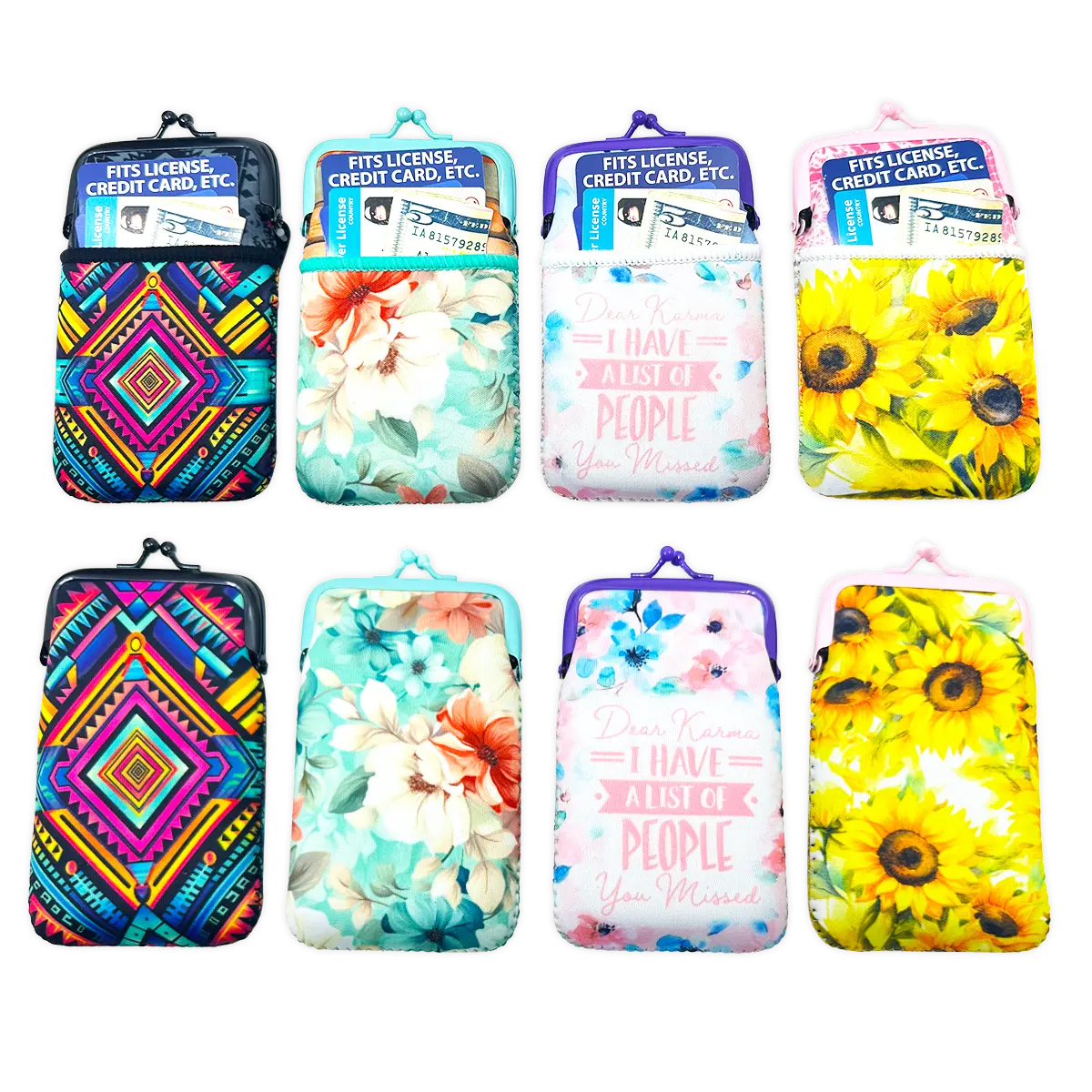 Neoprene Cigarette Pouch with Pocket