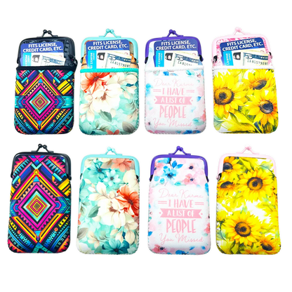 Neoprene Cigarette Pouch with Pocket - 8 Pieces Per Retail Ready Display 25138 SMOKEZILLA