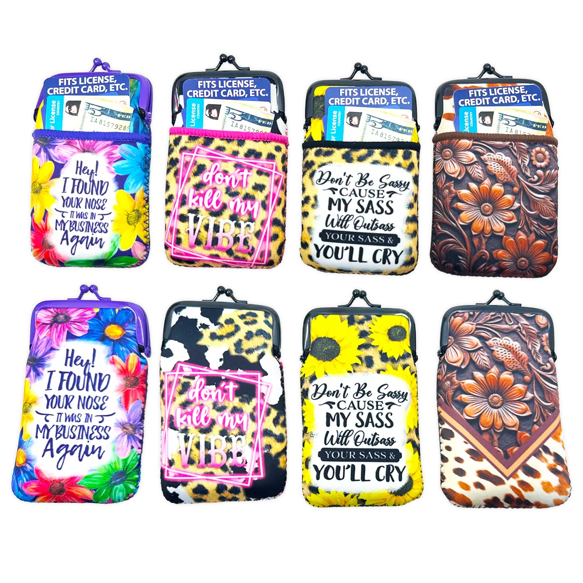 Neoprene Cigarette Pouch with Pocket