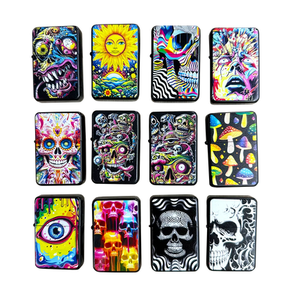 Mind Bending Metal Flip Torch Lighter - 12 Pieces Per Retail Ready Display 25259 SMOKEZILLA