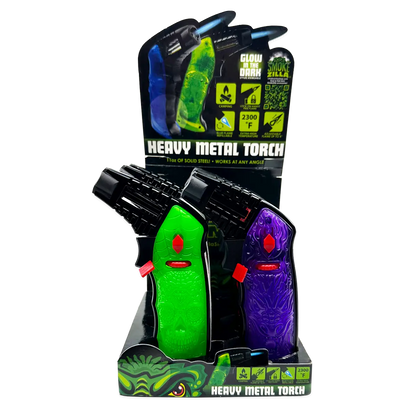 XXL Torch Lighter With Transparent Handle - 6 Pieces Per Retail Ready Display 25277 SMOKEZILLA
