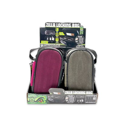 Zilla Locking Bag - 6 Pieces Per Retail Ready Display 25328 SMOKEZILLA