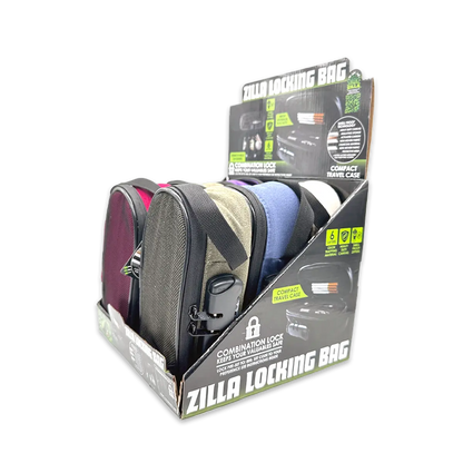 Zilla Locking Bag - 6 Pieces Per Retail Ready Display 25328 SMOKEZILLA