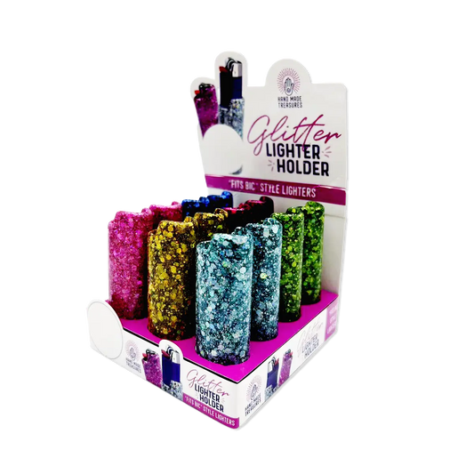 Glitter Lighter Case - 12 Pieces Per Retail Ready Display 25375 SMOKEZILLA