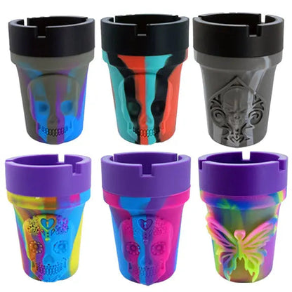 Silicone Butt Bucket Ashtray - 6 Per Retail Ready Display 25428 SMOKEZILLA