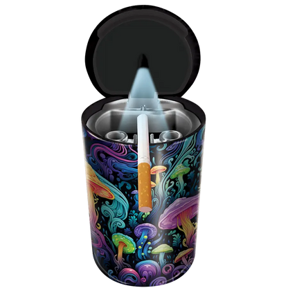 Full Print Butt Bucket Ashtray with LED Light - 6 Pieces Per Retail Ready Display 25480 SMOKEZILLA