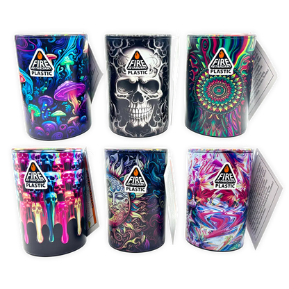 Full Print Butt Bucket Ashtray with LED Light - 6 Pieces Per Retail Ready Display 25480 SMOKEZILLA