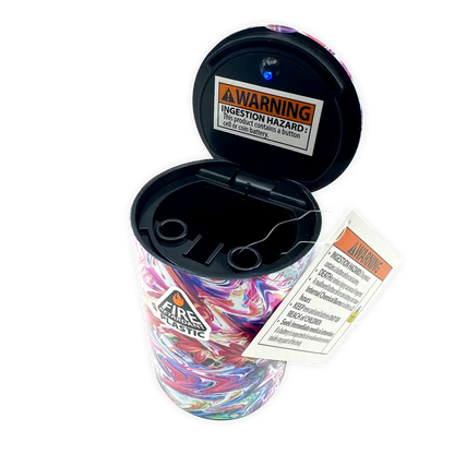 Full Print Butt Bucket Ashtray with LED Light - 6 Pieces Per Retail Ready Display 25480 SMOKEZILLA