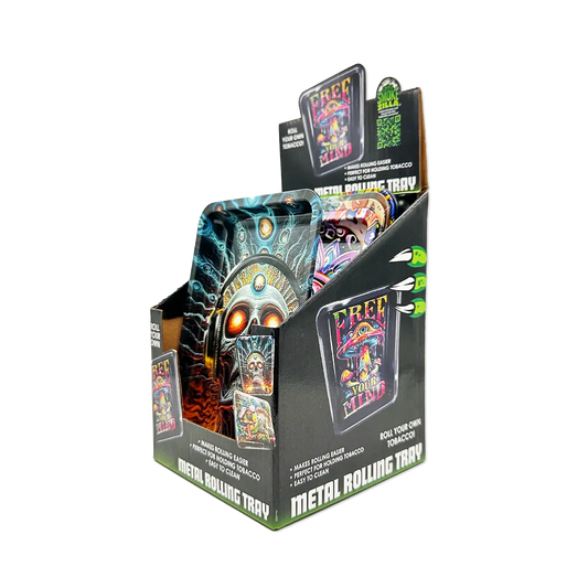 Metal Roll Tray - 6 Pieces Per Retail Ready Display 25482 SMOKEZILLA