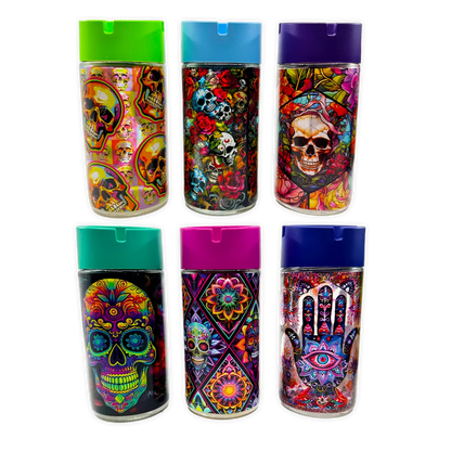 Full Print Glass Butt Bucket Ashtray - 6 Pieces Per Retail Ready Display 25830 SMOKEZILLA