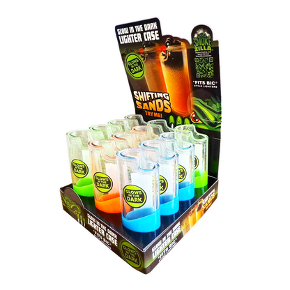 Glow-in-Dark Lighter Case - 12 Pieces Per Retail Ready Display 25834 SMOKEZILLA