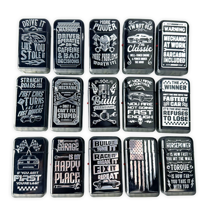 Big Bubba Dual Torch Foil Sticker Lighter - 15 Pieces Per Retail Ready Display 25837 SMOKEZILLA