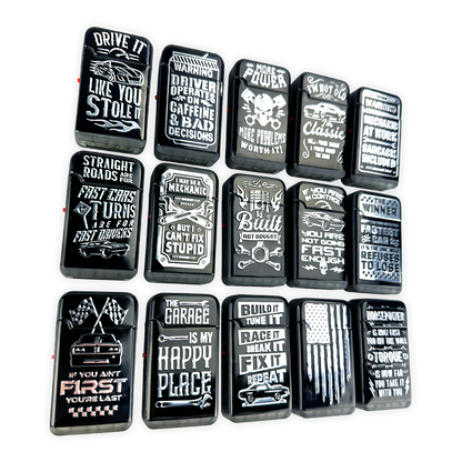 Big Bubba Dual Torch Foil Sticker Lighter - 15 Pieces Per Retail Ready Display 25837 SMOKEZILLA
