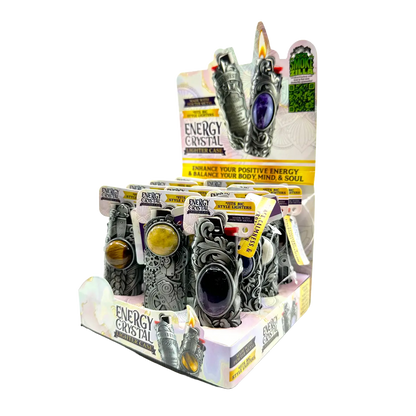 Metal Energy Stone Lighter Case - 12 Pieces Per Retail Ready Display 25847 SMOKEZILLA