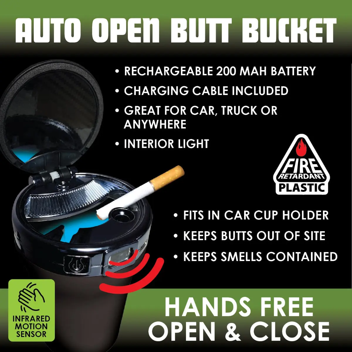 Auto Open Butt Bucket