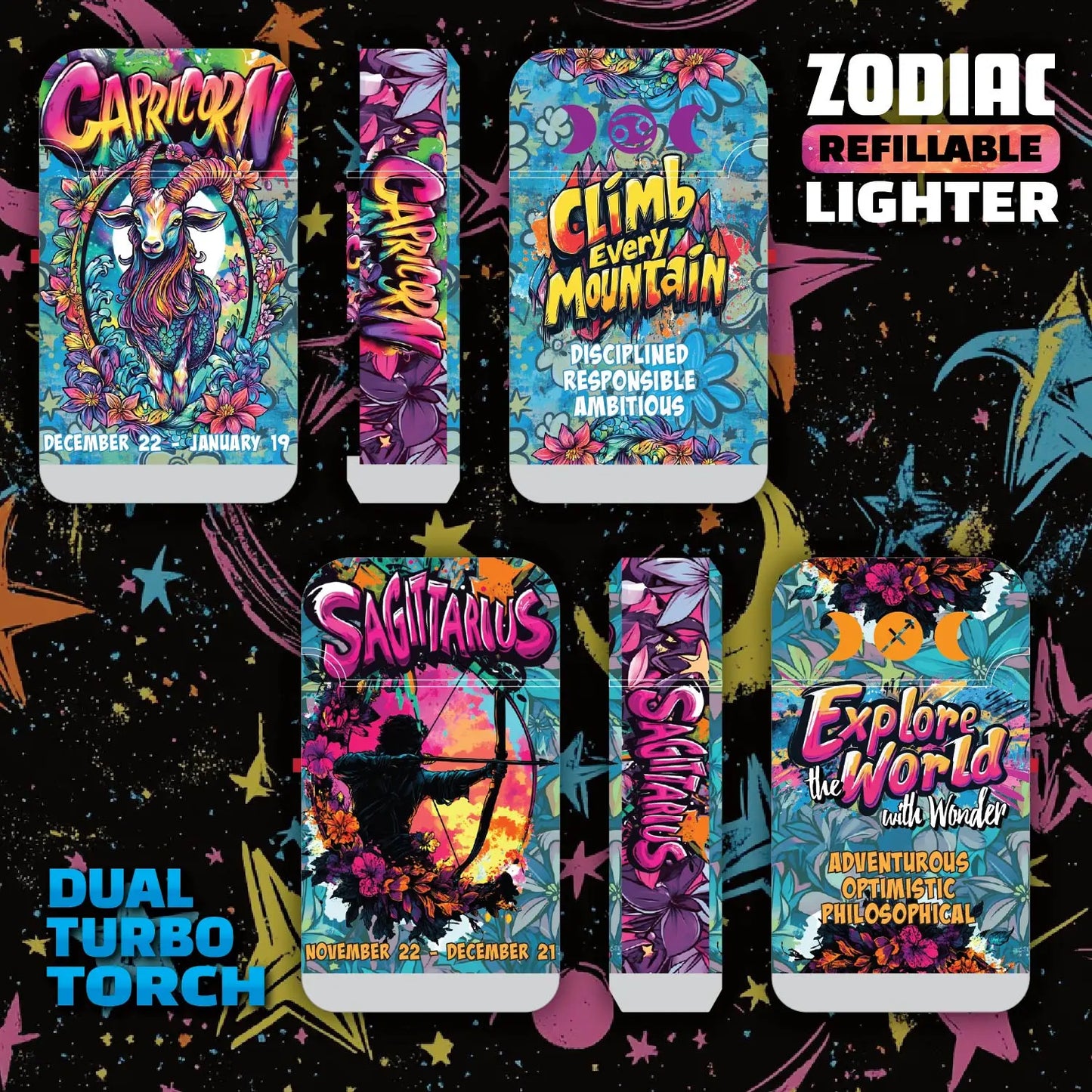Zodiac Dual Torch Lighter