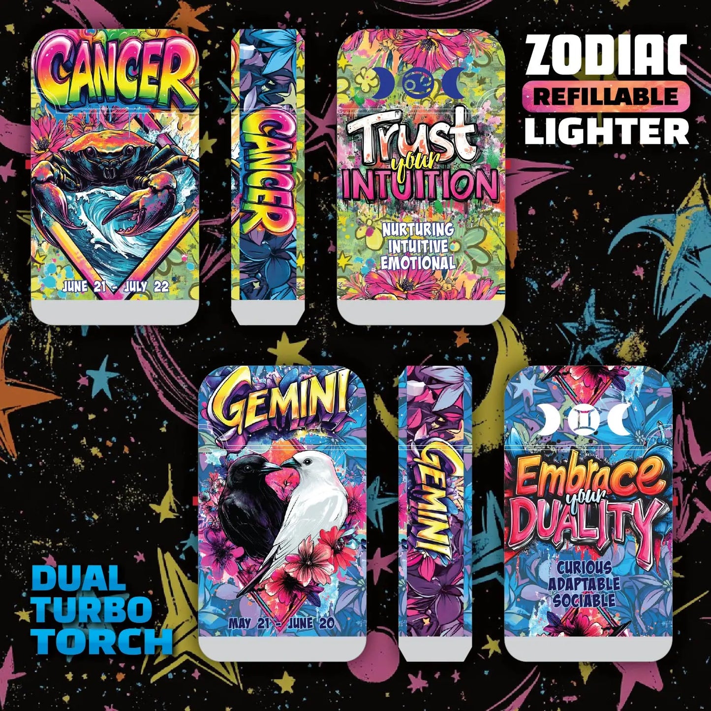 Zodiac Dual Torch Lighter