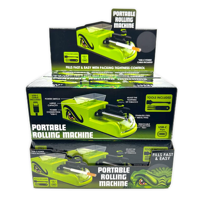 Automatic Tobacco Rolling Machine - 4 Pieces Per Retail Ready Display 25916 SMOKEZILLA