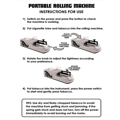 Automatic Tobacco Rolling Machine - 4 Pieces Per Retail Ready Display 25916 SMOKEZILLA