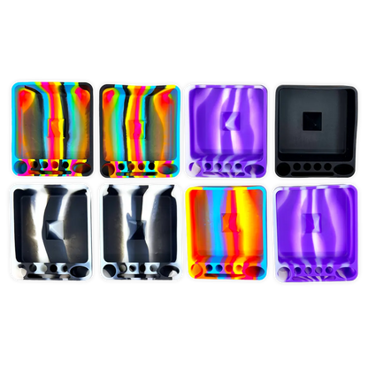 Silicone Ashtray with Assorted Colors - 8 Per Retail Ready Display 25918 SMOKEZILLA