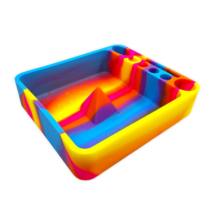 Silicone Ashtray with Assorted Colors - 8 Per Retail Ready Display 25918 SMOKEZILLA