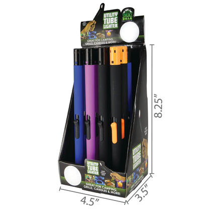 Utility Tube Lighter - 12 Pieces Per Retail Ready Display 25969 SMOKEZILLA