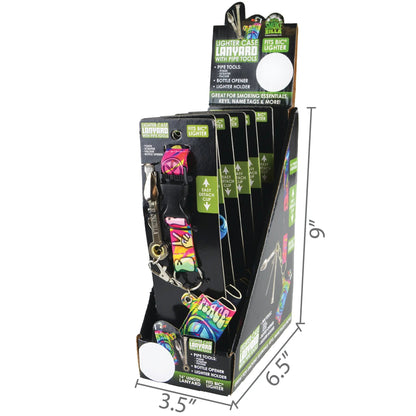 Neoprene Lighter Case and Tools with Lanyard - 6 Pieces Per Retail Ready Display 26008 SMOKEZILLA