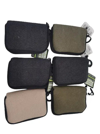Canvas Smoking Pouch with Zipper  - 6 Pieces Per Retail Ready Display 26016 SMOKEZILLA