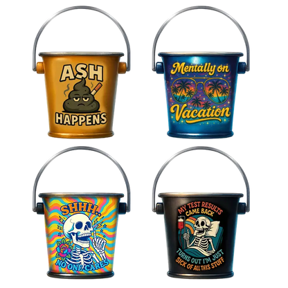 Printed Bucket Ashtray