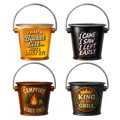 Printed Bucket Ashtray