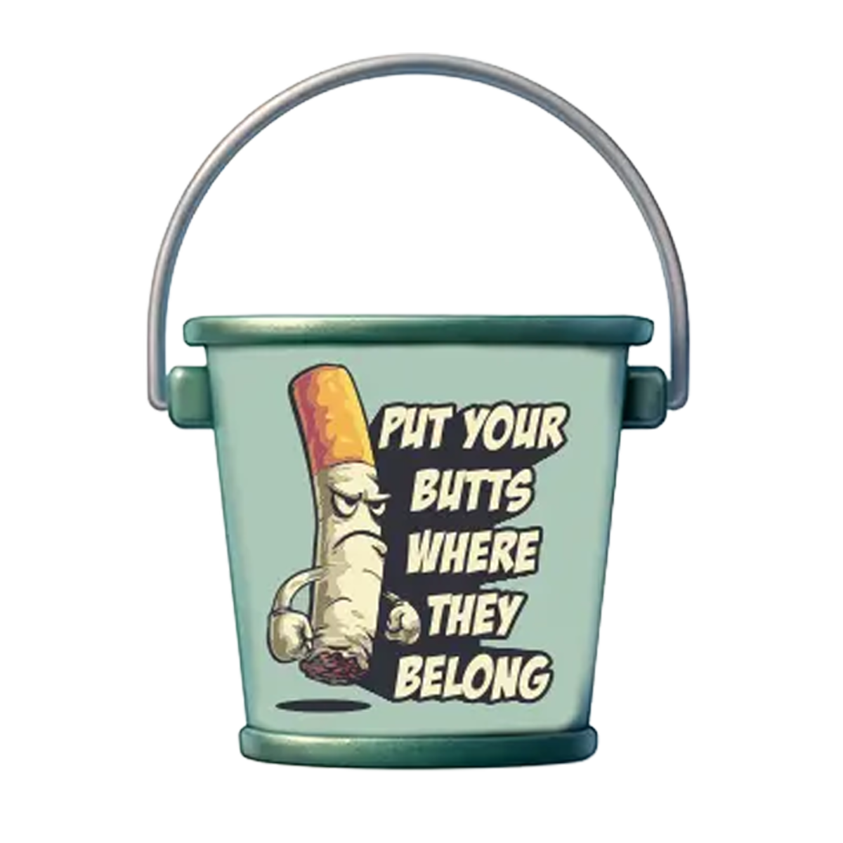 Printed Bucket Ashtray