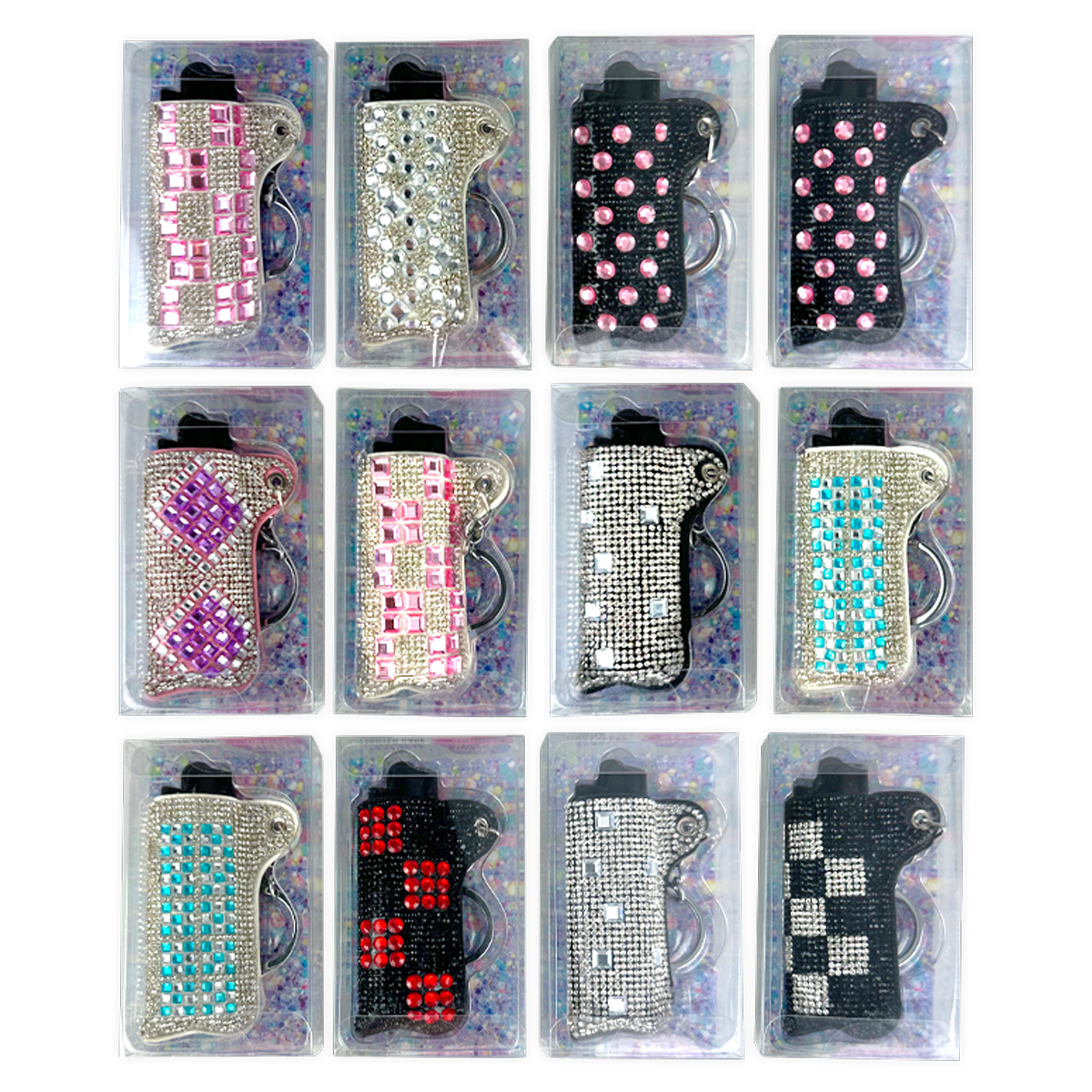 Bling Rhinestone Lighter Case