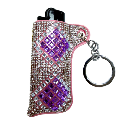 Bling Rhinestone Lighter Case