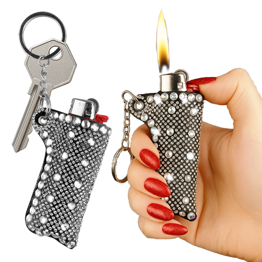 Bling Rhinestone Lighter Case