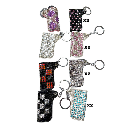 Bling Rhinestone Lighter Case