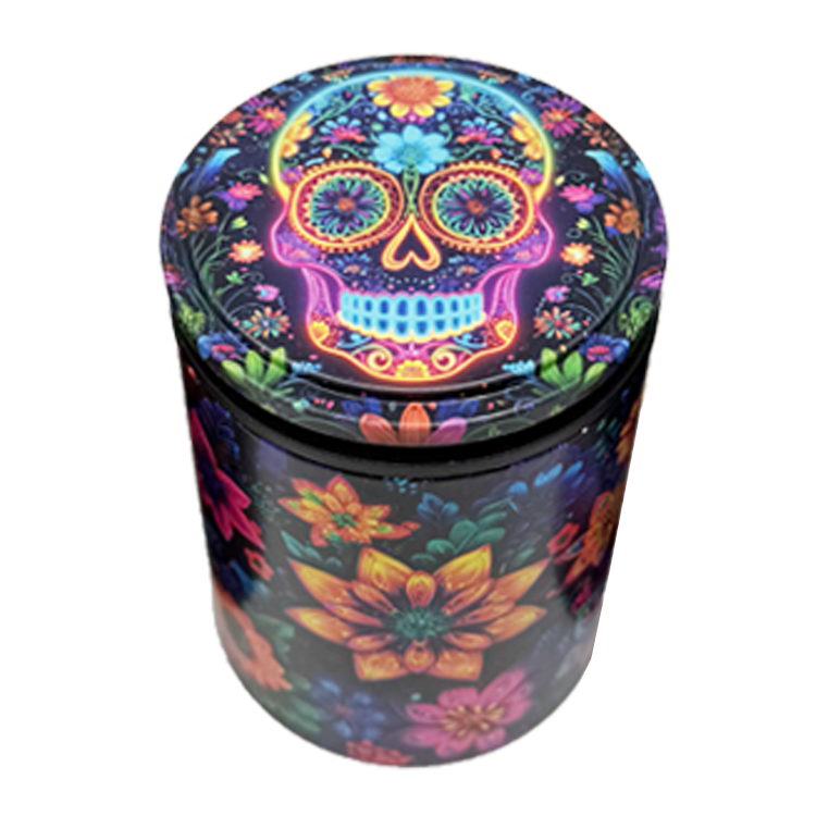 Full Print Butt Bucket Ashtray with LED Light