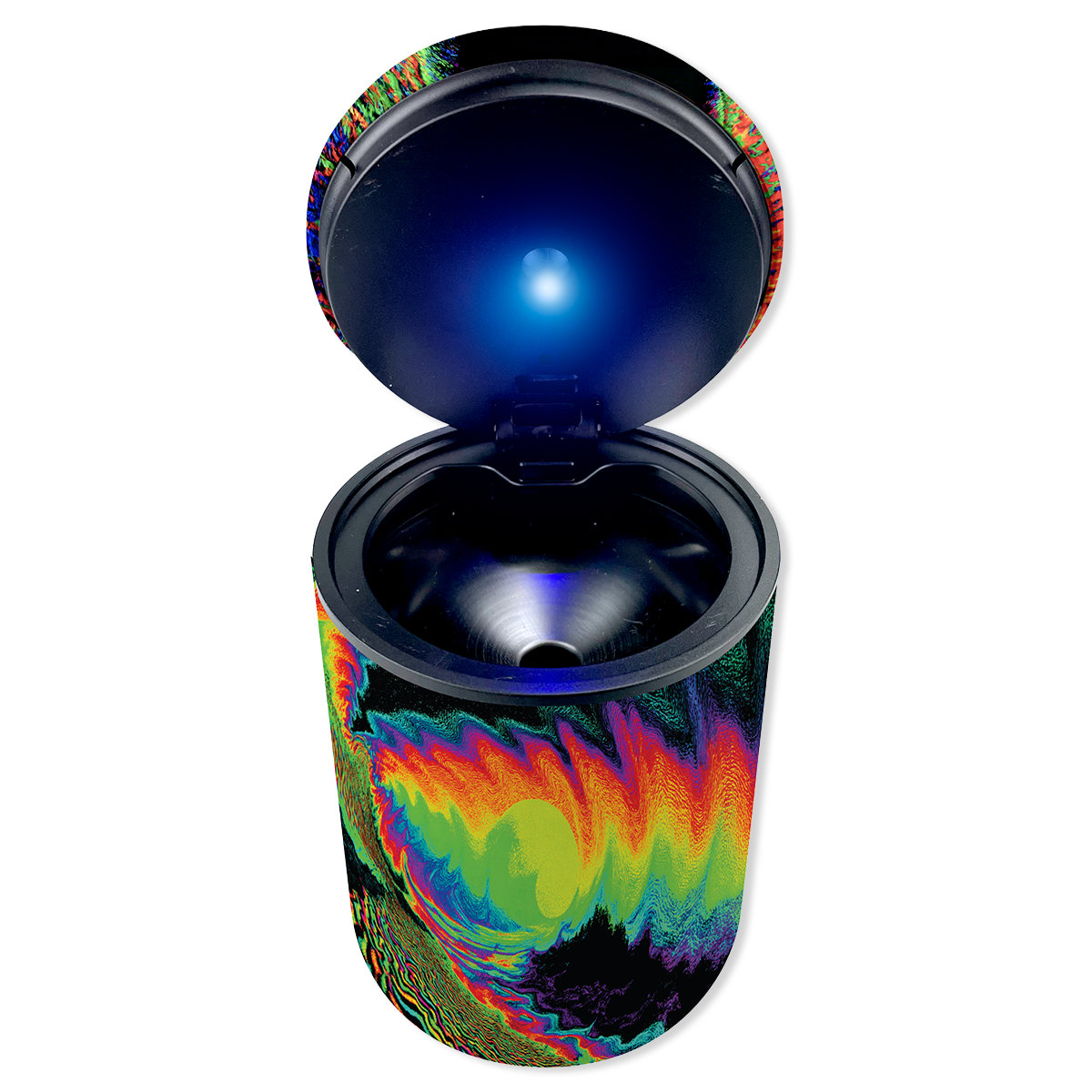 Full Print Butt Bucket Ashtray with LED Light