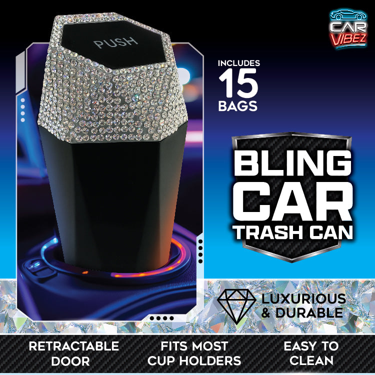 Mini Car Bling Trash Can Butt Bucket
